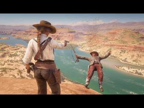 Red Dead Redemption 2 PC 60FPS – Funny & Brutal Moments Vol. 60 (Euphoria Ragdolls)