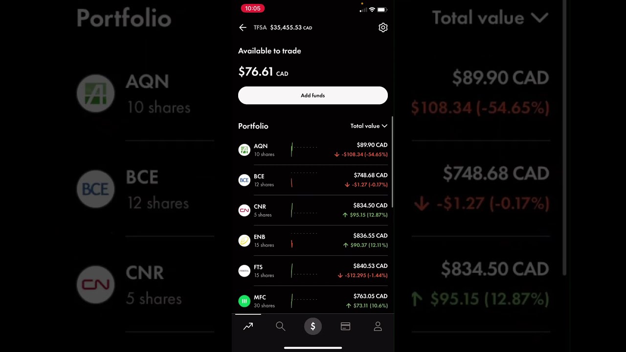 My 35 000 WealthSimple Trade Stock Portfolio Wealthsimple Wealthsimpletrade Canadianstocks Etf