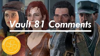 Fallout 4: Companion Comments in Vault 81