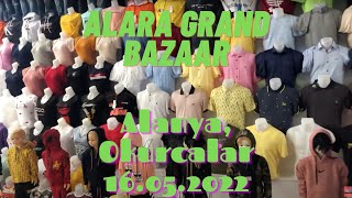 🇹🇷Turcja, Alanya, Okurcalar, Alara Grand Bazaar. Spacer i oryginalne dźwięki z dnia 16.05.2022