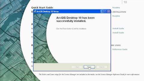 Single Use ArcGIS 10 Installation.flv