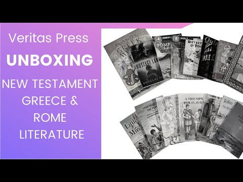 Veritas Press Unboxing ~ Self-Paced History ~ New Testament Greece & Rome Literature ~