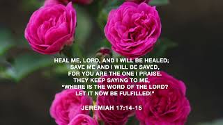 Jeremiah 17:14-15