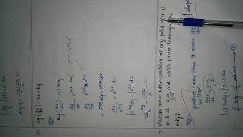 Class 12th BusinessMaths Chapter 4 Exercise:4.1 Q.No : 7 Differential equations