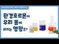 환경호르몬이 우리 몸에 미치는 영향은??