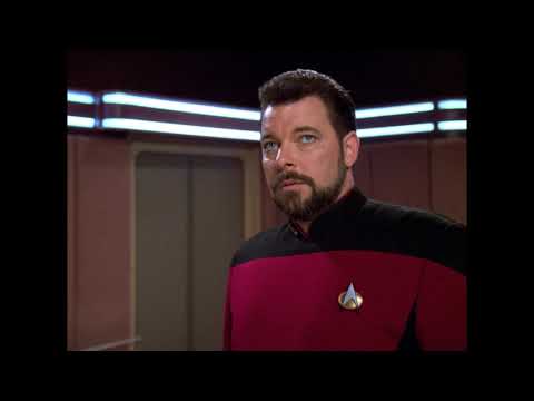 Picard threatens to relieve Riker of command | Star Trek TNG