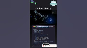 PARTICLES FIGHTING #fullstackwebdeveloper #codeflow #duet #shortsfeed #tiktok #coding #shorts