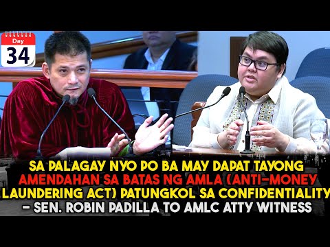 Galing ni SenROBIN PADILLA! Ganda ng mga PUNTO at pagkaGISA sa AMLC atty! (Oct. 6, 2026)