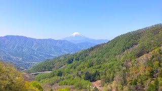 奥多摩周遊道路～富士山の見える展望台