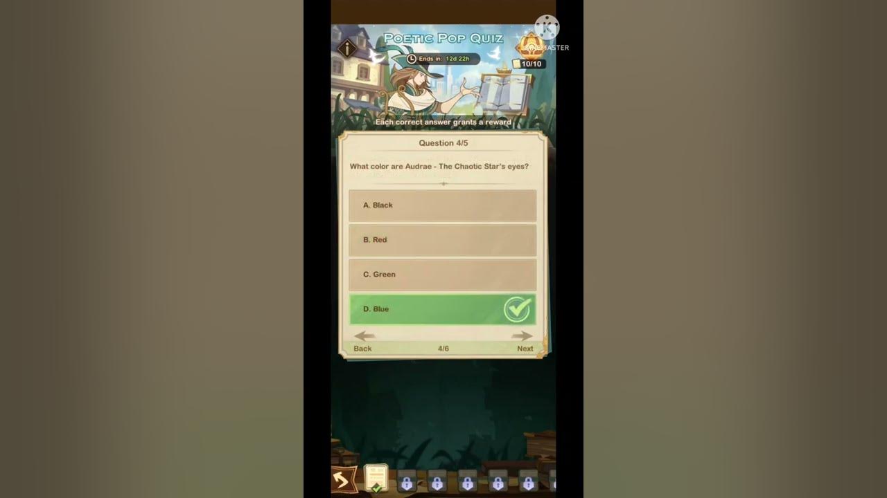 AFK ARENA POETIC POP QUIZ ANSWERS DAY 2 AFK MP YouTube