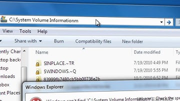 Access System Volume Information