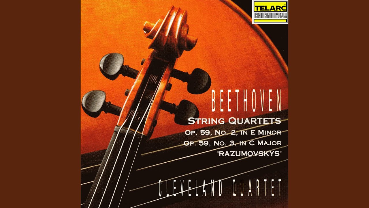 Sleduj Beethoven: String Quartet No. 8 in E Minor, Op. 59 No. 2 "Razumovsky": I. Allegro na YouTube Sleduj Beethoven: String Quartet No. 8 in E Minor, Op. 59 No. 2 "Razumovsky": I. Allegro na YouTube