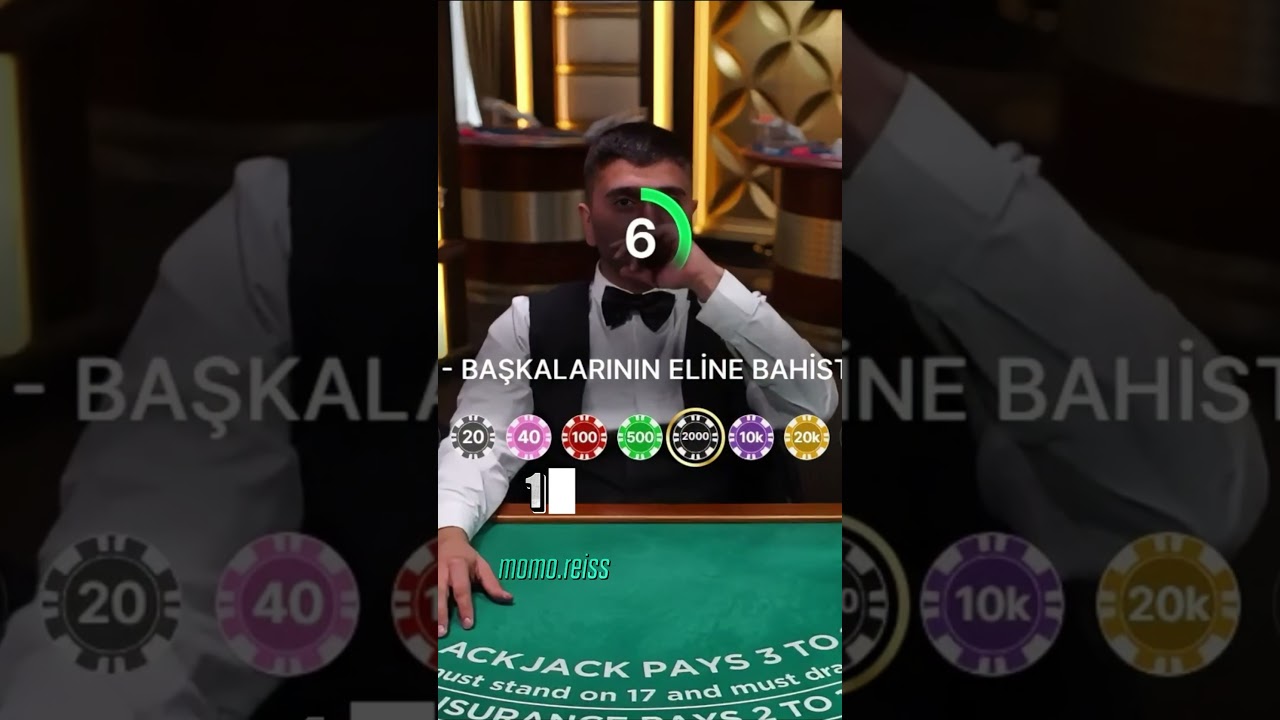 😱 CANLI YAYINDA BLACKJACK BASKINI! 😱 | 