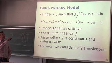 Photogrammetry I - 08b - Matching - Least Squares Matching (2015)