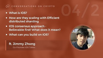 (Part 2) - Conversations on Crypto Ft Jimmy Zhong Co Founder IOS token