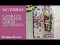 Tag Tuesday #8 Bullion and French knots, Pistil stitch #52tagshannemade