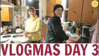 COOKING WITH MEG + ANI | VLOGMAS DAY 3 | 2019