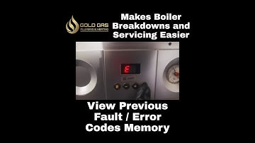 REMEHA AVANTA PLUS VIEW PREVIOUS FAULT / ERROR CODES  HISTORY / MEMORY LIST 24C 28C BROAG