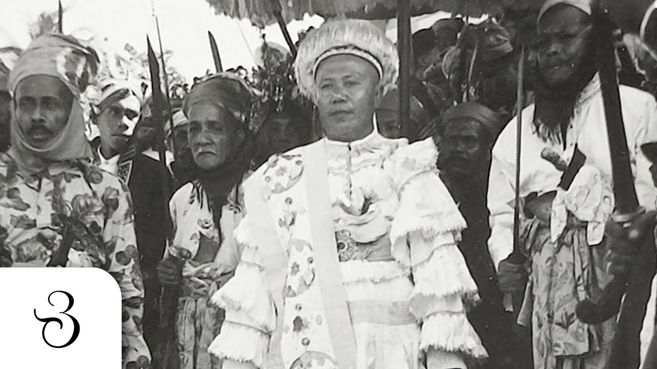 Upacara Pelantikan Sultan Kesultanan Buton tahun 1938 - Sultan La Ode Muhammad Falihi
