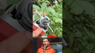 Cut Grass Using an Angle Grinder and Zip Ties?! 😱 Genius DIY Hack! #DIY #LifeHack #AngleGrinder