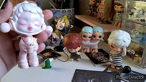 Unboxing Skull Panda, Hiroto, Zsiga Twins, New Jackson Wang figure! l mini video