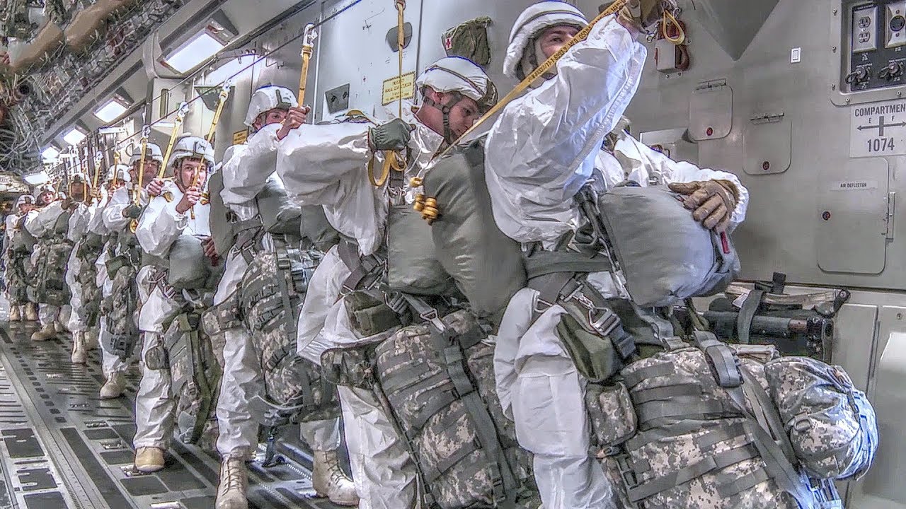 Arctic Drop: Airborne Soldiers & Heavy Cargo Drop Exercise