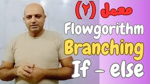 How can you use variables and If statements using Flowgorithm || Flowgorithm Lab (2) شرح عربى