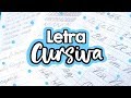 ¿Cómo escribir en letra cursiva? PRINCIPIANTES ✄ Barbs Arenas Art!