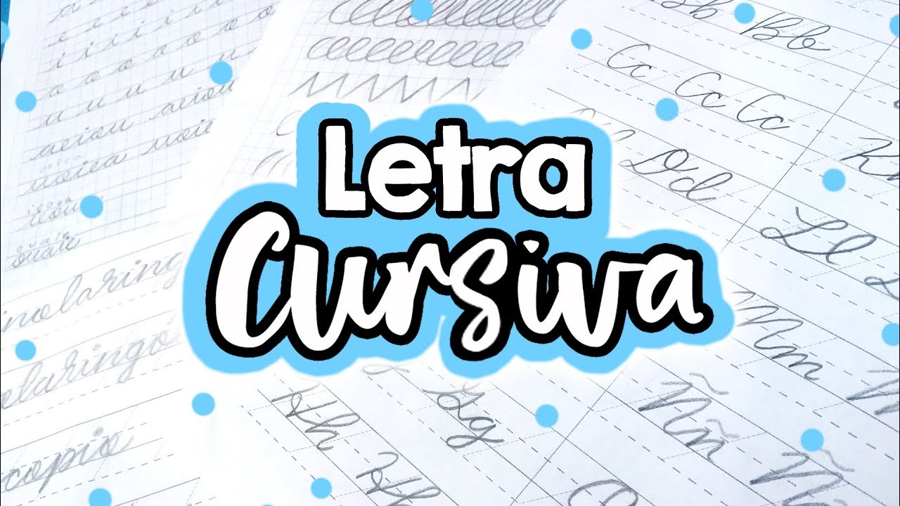 Featured image of post Letra Cursiva Para Aprender A Escribir Ejercicios de caligrafia de letra cursiva para ni os