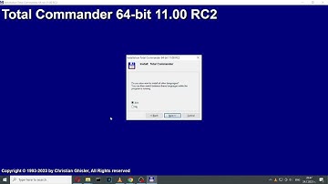 Total Commander 11.00 release candidate 2 (RC2) [Windows 10] (2023) Ghisler Software