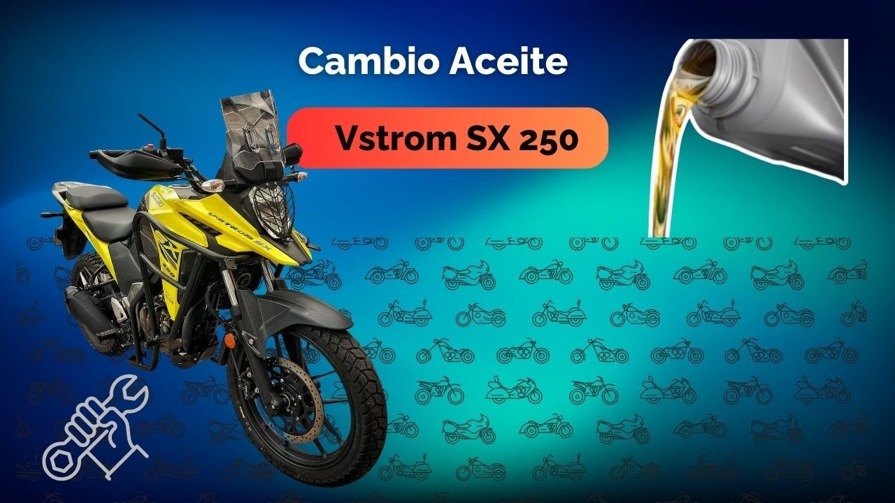 Vstrom 250 SX Cambio de Aceite
