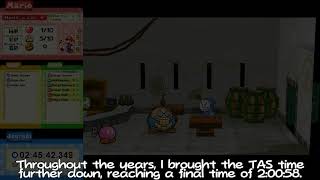 The Premiere of the 8th Paper Mario: TTYD any% Tool-Assisted Speedrun