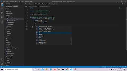 Totorial MVC Sederhana pada Laravel