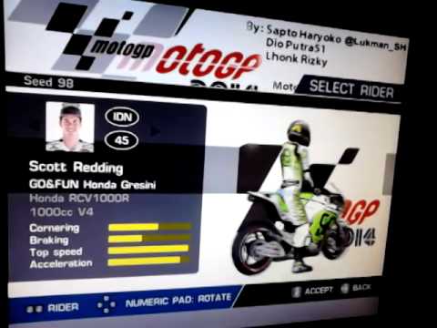 Moto gp urt 3 (mod 2014 rider line up - YouTube