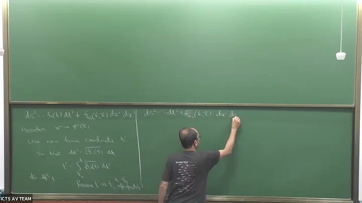 Lecture -27 Introduction to General Relativity by Ashoke Sen (23-03-2023)