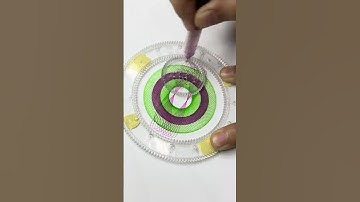Deeply Satisfying Spiral Sounds | Relaxing ASMR Spirograph Art for Rest! #art #shorts #spirograph