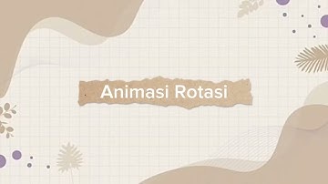 Tutorial Animasi Transformasi-Refleksi, Translasi, Rotasi dan Dilatasi