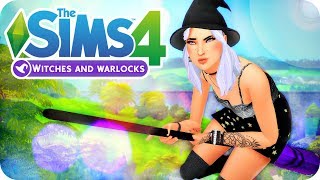 Witches Mod Cast Spells Ride Brooms Sims 4 Witches And Warlocks Mod Review Youtube