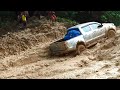 Toyota Hilux Isuzu D Max and Mitsubishi Triton In Tough Terrain