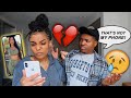ANOTHER GIRL AS MY LOCK SCREEN PRANK ON GIRLFRIEND (SHE CRIED)