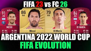 ARGENTINA 2022 WORLD CUP WINNERS !! WHERE ARE THEY NOW ?? FIFA 23 vs FC 26