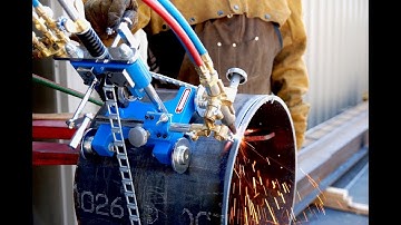 BLUEROCK CG-211Y Manual Pipe Cutting/Beveling Torch Machine