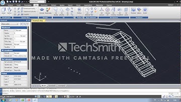 L-Type Stairs with GstarCAD