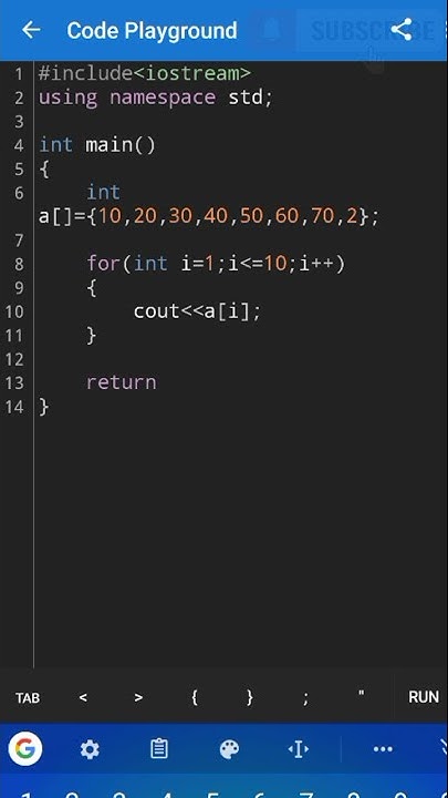 Array in C++ #array #C++ #coding #programming #short - YouTube