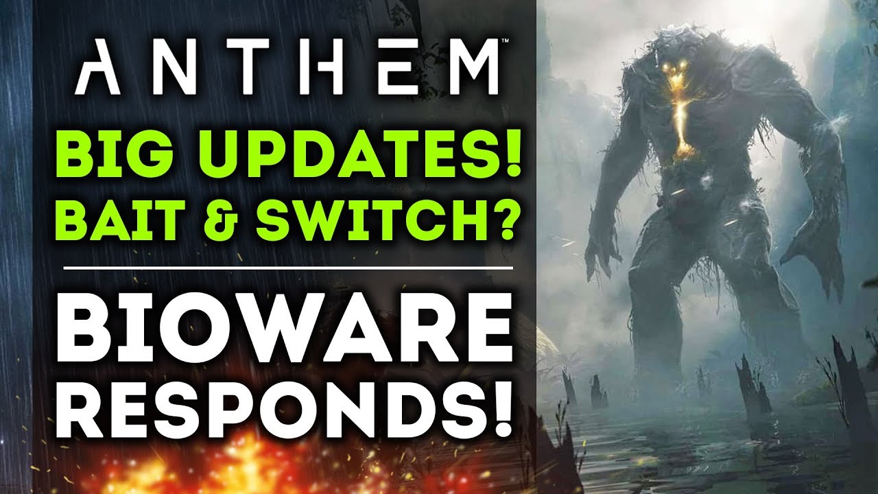 Anthem - BIG UPDATE! Bioware on Bait and Switch Microtransactions & Lootboxes! New Gameplay Info! starfields hallman