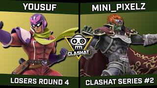 Yousuf (Captain Falcon) vs Mini_Pixelz (Ganondorf) - CLASHAT Series #2