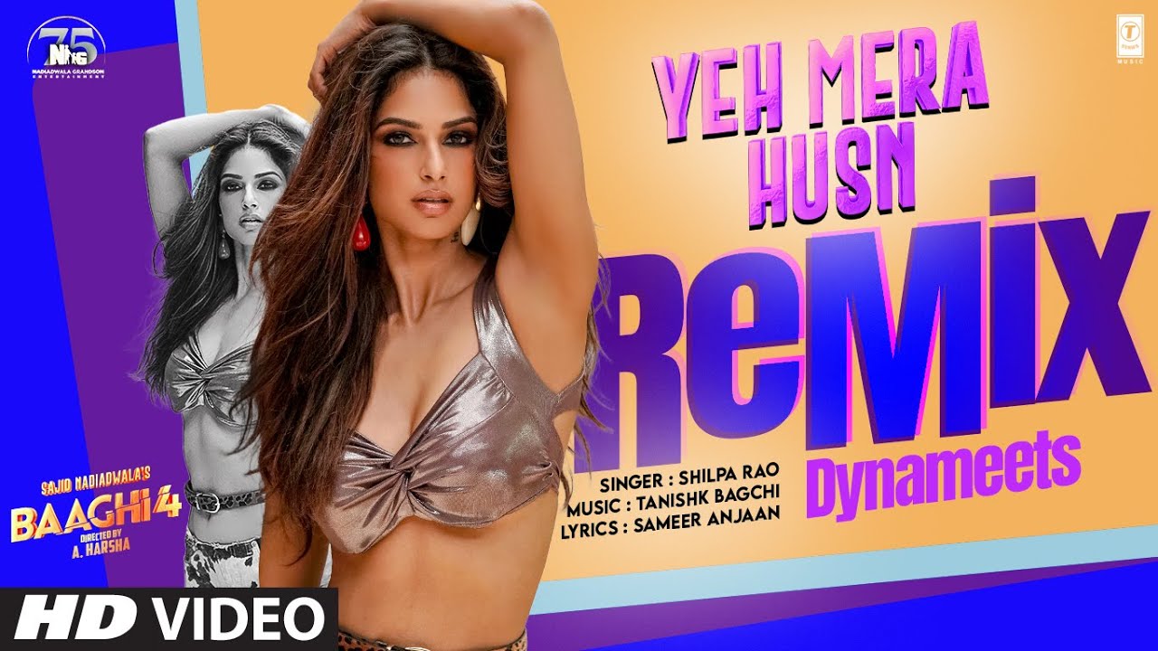 Yeh Mera Husn (Remix) | DJ Dynameets | Baaghi 4 | Tiger S,Sanjay D,Harnaaz | Shilpa R,Tanishk B