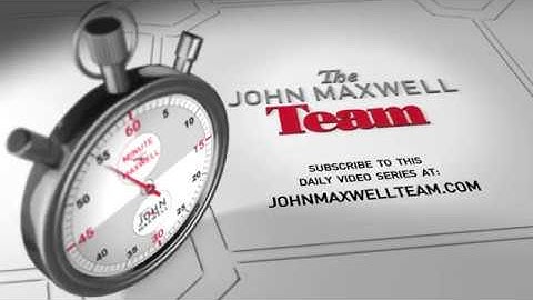 Problem Solving Series 4 - A Minute With John Maxwell, Free Coaching Video