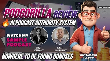 PodGorilla Review + My Sample Podcast 🦍 PodGorilla Review: AI Podcast in Minutes 🔴 PodGorilla Review