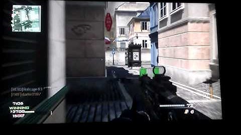 MW3 Getting used to the new aimon ps elite